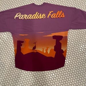 Disney Up Paradise Falls Spirit Jersey- Purple and Orange